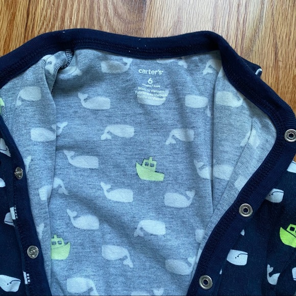 Bundle of 5 baby footie pjs 3-9 months - Picture 5 of 10